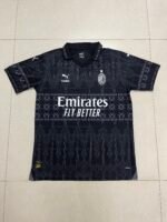 AC Milan PUMA x PLEASURES Black Graphic Jersey