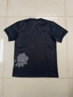 Real Madrid Black Y-3 Rose Graphic Jersey