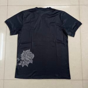 Real Madrid Black Y-3 Rose Graphic Jersey