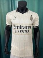 AC Milan PUMA White and Gold Gothic Jersey